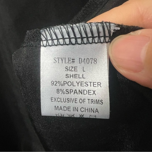 Women’s Lace Trim Satin Mini Slip Dress L Whimsigoth Fairy Grunge Witchy Vamp - Picture 10 of 12